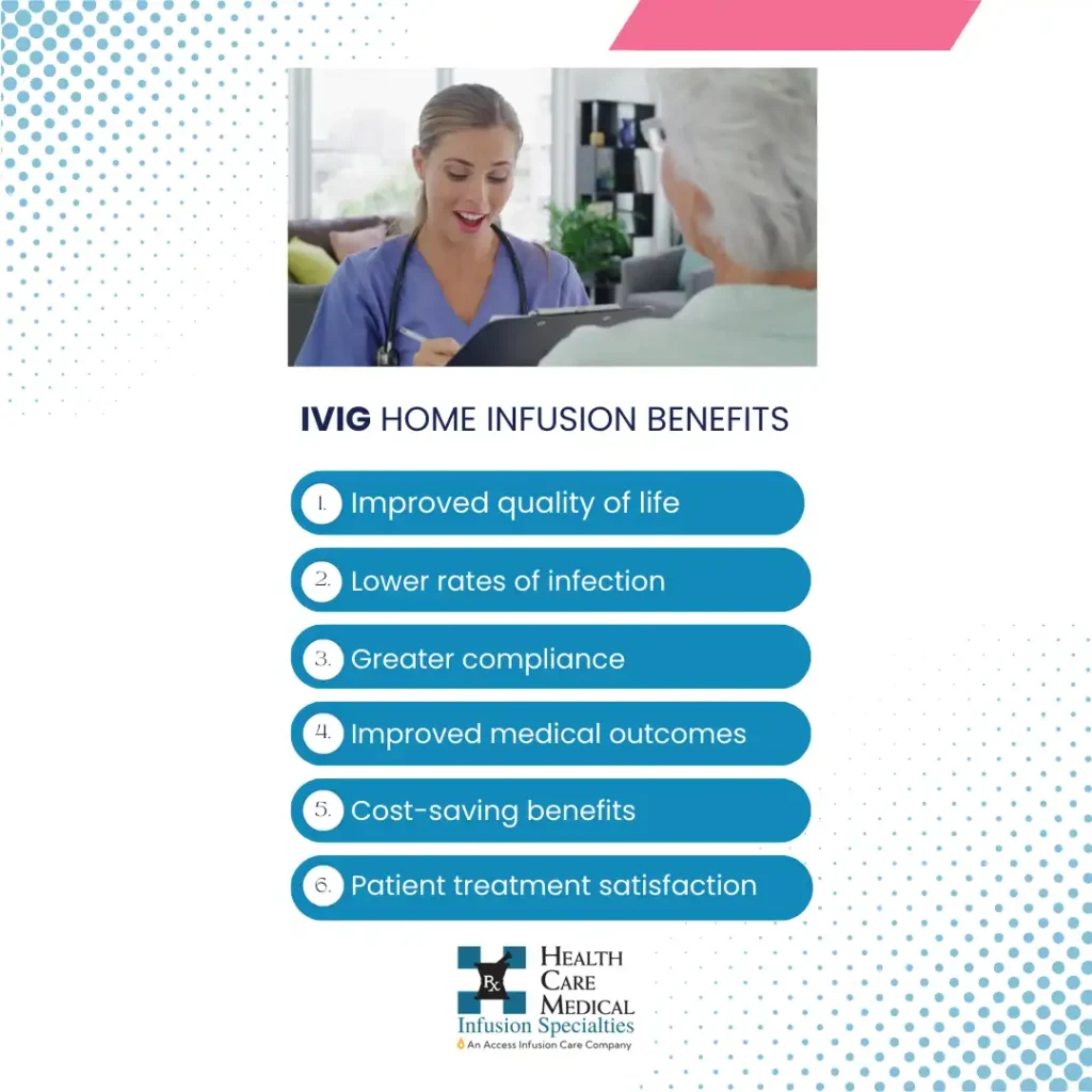 Benefits of IVIG Home Infusions