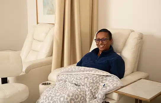 A Patient at Health Care Medical Infusion Specialties