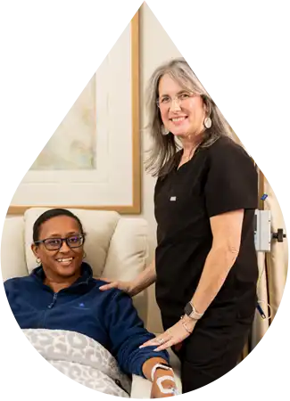 Infusion treatment options closer to home. Convenient, safe, and comfortable.
